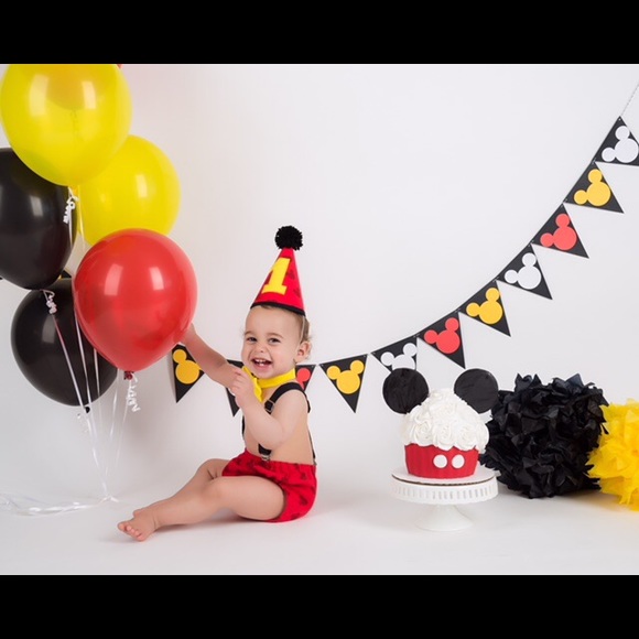 mickey mouse cake smash outfit